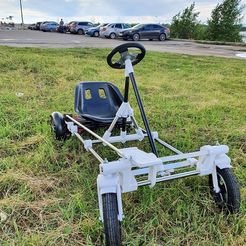 thing.jpg Бесплатный STL файл Electro car (self-balancing scooter + 3D print)・3D-печатная модель для загрузки