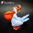 Flexi-Town-Pelican,-I4.jpg Флекси Пеликан, артикулированная фигурка-фиджет, 3мф в комплекте