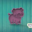 chanchito.jpg Piggy Pig Cookie Cutter M2