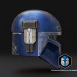 10006-1.jpg Heavy Mandalorian Helmet - 3D Print Files