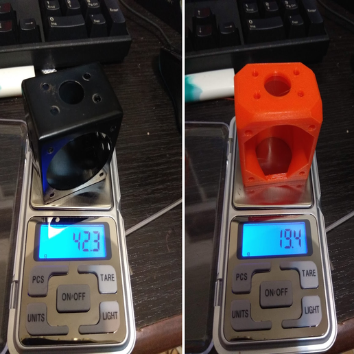 weight.png Anycubic Kossel Heatsink Housing Mod For E3D V5