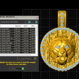 METAL-WEIGHT.png Lion Head Pendant with Diamond and Black Onyx Accents