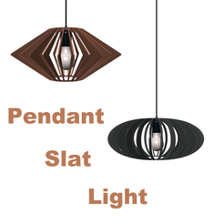 Title.png Lampe pendante à lamelles