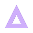 Big PlayStation Simbol Triangle Empty v1.stl PlayStation Big Simbol 2 Version Available