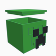 Cabeza-Creeper-1.png Minecraft Creeper Head Creeper Box Keeper