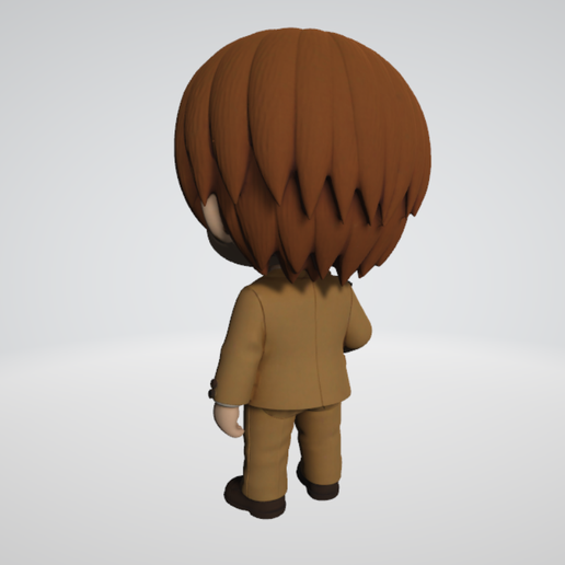 🎨 LIGHT YAGAMI - FAN ART- DEATH NOTE・ STL File for 3D printing・Cults