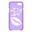 Case Iphone 8 Kiss me V1.stl Case Iphone 7/8 Kiss me