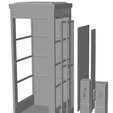 parts.png Telephone Booth 3d printable in various scales