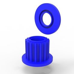 untitled.75.jpg Free 3D file 16 teeth pulley・Object to download and to 3D print