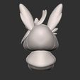 ZBrush-Document5.jpg Eevee as Sylveon – Pokémon STL Display Model