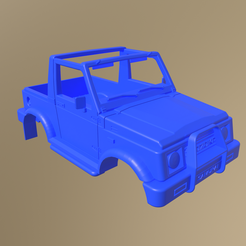 A.png STL file SUZUKI SAMURAI CONVERTIBLE PRINTABLE CAR・3D printable model to download