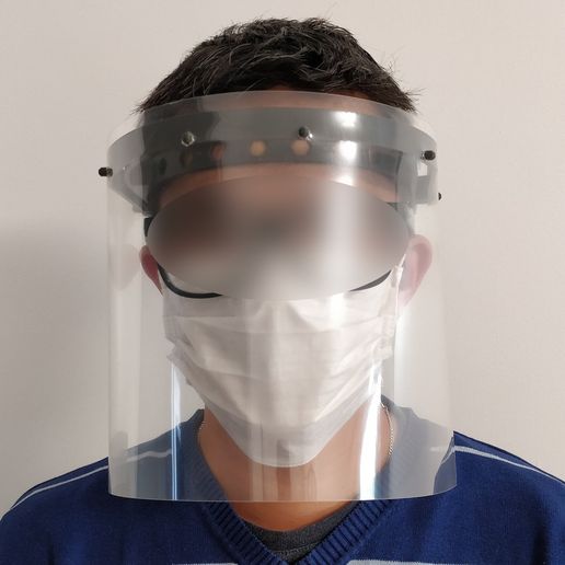 Protective visor / Face shield - 3D model önizlemesi