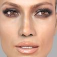 jennifer-lopez-bust-ready-for-full-color-3d-printing-3d-model-obj-mtl-stl-wrl-wrz (11).jpg Jennifer Lopez bust ready for full color 3D printing