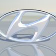 3.jpg Hyundai Badge 3D Print