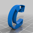 C_v3.png Cookie Cutter Alphabet - Stampini Lettere Alfabeto