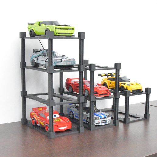 ⬆️ STL Files for Modulair Garage for LEGO Speed Champions Car's