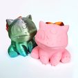 RosePokemon04.jpg Файл STL POKEMON - VALENTINE 3 KANTO STARTERS (ЛЕГКАЯ ПЕЧАТЬ БЕЗ ПОДДЕРЖКИ)・3D-печатная модель для загрузки