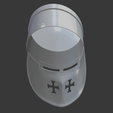 3.png Pot Helm (Great Helm) – Medieval Crusader Helmet 3D Printable Model for Cosplay & Display