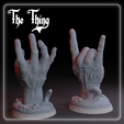 POST_CONTROLLER_HANGER002.png STL file The Thing - Controller Holder, Rock'n Roll and Wall Hanger・3D printable design to download