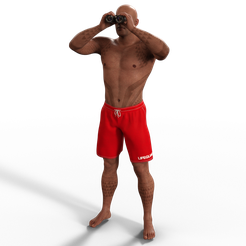 rock1.png Fichier STL BAYWATCH LIFEGUARD MAN 3 le rocher・Design imprimable en 3D à télécharger