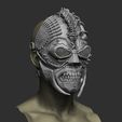 17.jpg Post Apocalyptic Wasteland Full Face Mask 3D print model