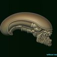 15.jpg Xenomorph Alien biomechanical head