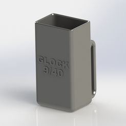 Render1.jpg 3D file Glock Mag Pouch 9/40・3D printing template to download, overkill777