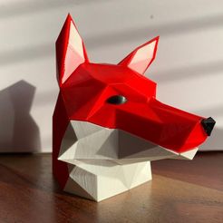 Fox head - For single color printers