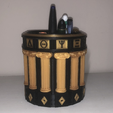 pot-grecque.png antique greek pencil cup customizable