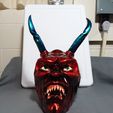 3D Printed Krampus Mask