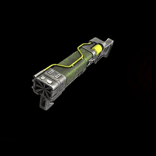 4.jpg Descargar archivo OBJ Rifle láser AER9 fallout 4 • Objeto para impresión 3D, Gabbi_Card