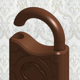 Capture d’écran 2017-04-12 à 12.07.10.png Free STL file Old Padlock Replica・3D printer design to download