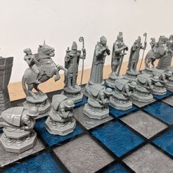 FIDE Chess Set by BeardedJester, Download free STL model