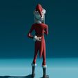 0013.jpg Christmas Jack Skellington Low Poly
