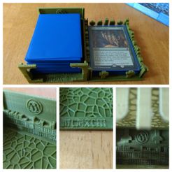 2192017135249.jpg Free 3D file MTG Deck Box Library and Graveyard・3D printing idea to download