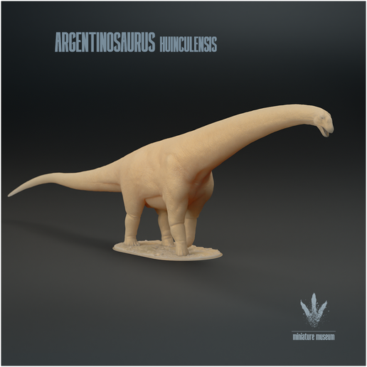 🚶 Argentinosaurus huinculensis : Walking・ 3D File for 3D printing・Cults