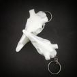 IMG_20241018_010011.jpg Halloween Deer Skull Keychain