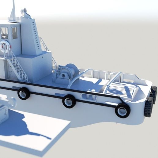 render4.jpg STL file MONAKO RC MODEL BOAT TUG・3D printing model to download, maca-artwork