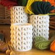 Resized_2.jpg Knitted 3D printed containers set | Print in Place
