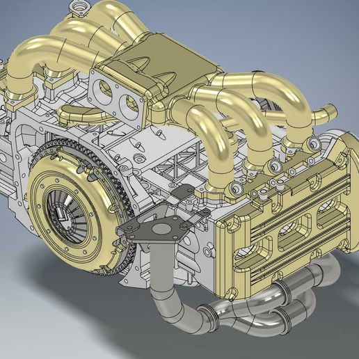 6-Cylinder-Case-Assembly-v2-2.jpg Scaled Model of Flat 6 Engine