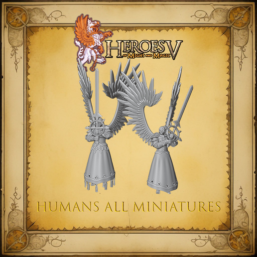 Heroes of might and magic 5 all humans (36 models) HOMM 5