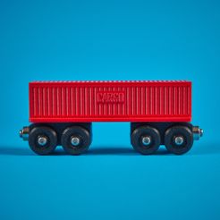 2023_09_30_Toy_Train_0045.jpg Fichier STL Wagon de marchandises pour le petit train BRIO compatible IKEA・Design pour imprimante 3D à télécharger