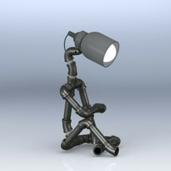 1.jpg Archivo STL Robotlight - desk lamp・Objeto de impresión 3D para descargar, BetoRocker