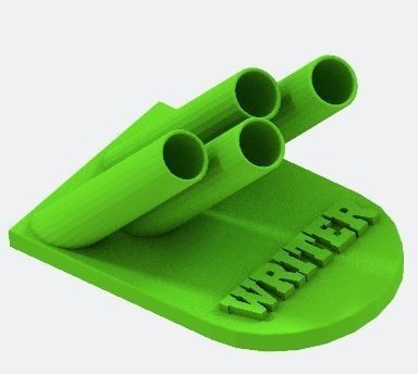 Pen_Holder.JPG Download free STL file Pen Holder • 3D printing object, Design3dLaPoste