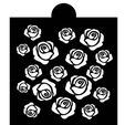 rosas.jpg Part 2 Collection 12 St. Valetin's Day Stencil I all occasions