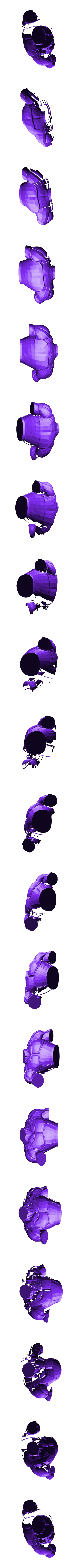 chest.stl ベジータ - スーパーサイヤ人の鎧