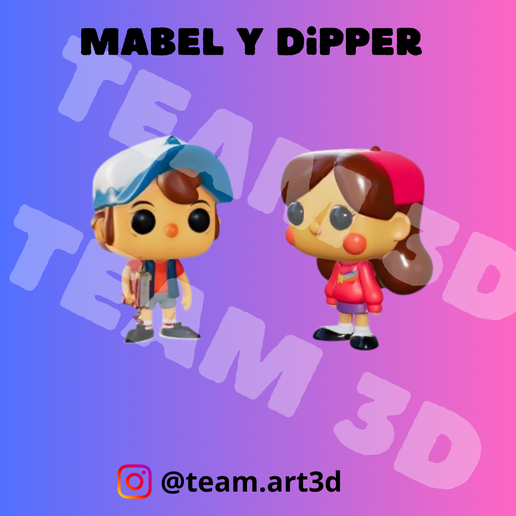 STL file funko pop of mabel and - FREE 43 