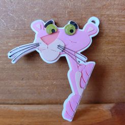 STL file The Pink Panther - Lie-Down Pose - 80's cartoon-FANART FIGURINE・3D  printable design to download・Cults
