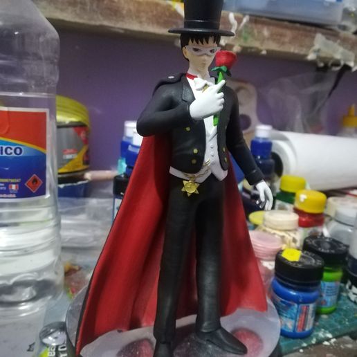tuxedo mask - sailor moon 3D model