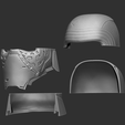 3213113211.png Kylo Ren helmet 1to1 scale 3D print model